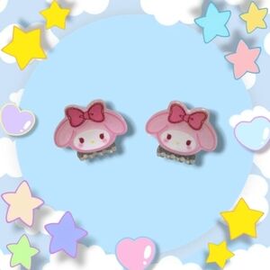 Cute Pink My Melody Hair Clips